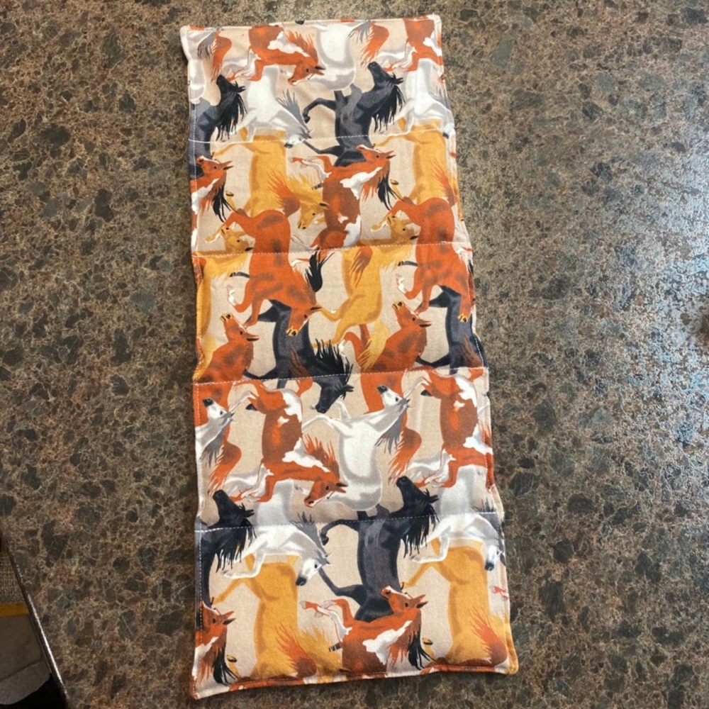 One microwaveable rice heating pack